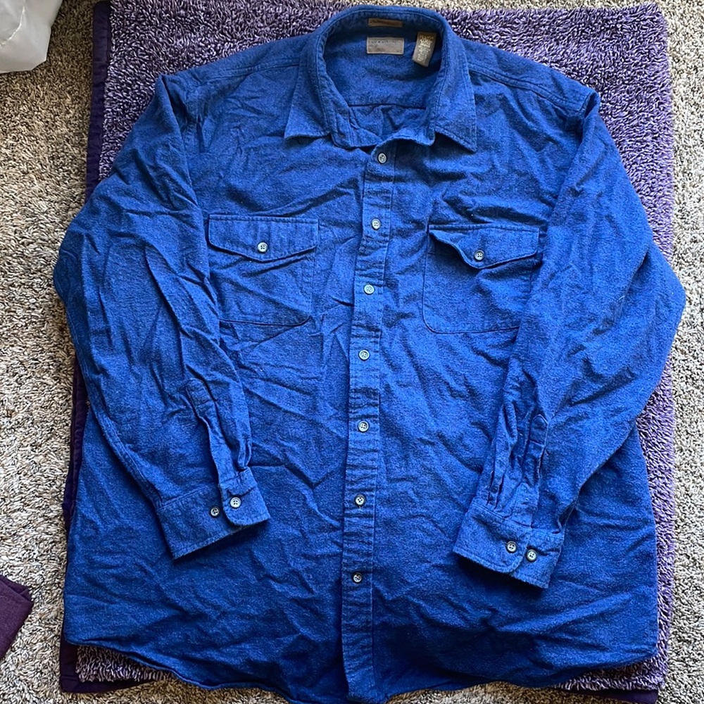 St. John’s Bay Long sleeve soft/warm button up